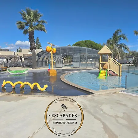 L'azura Mobil A 150m De La Parc Aquatique 5 Etoiles 캠프장 *