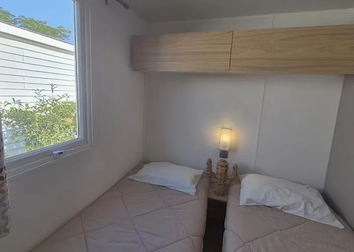 L'azura Mobil 6 Personnes Piscines & 5 Etoiles Les Dunes * 또헤이으