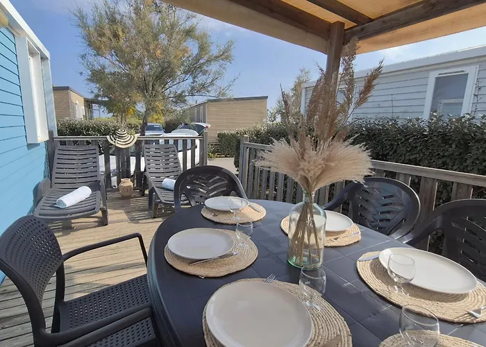 L'azura Mobil 6 Personnes Piscines & 5 Etoiles Les Dunes 또헤이으