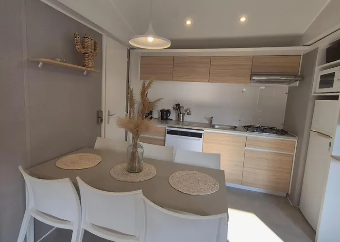 캠프장 L'azura Mobil 6 Personnes Piscines & 5 Etoiles Les Dunes