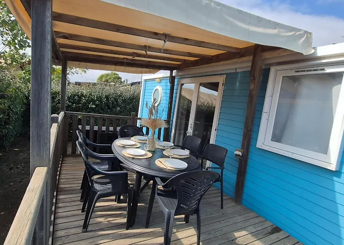 캠프장 L'azura Mobil 6 Personnes Piscines & 5 Etoiles Les Dunes