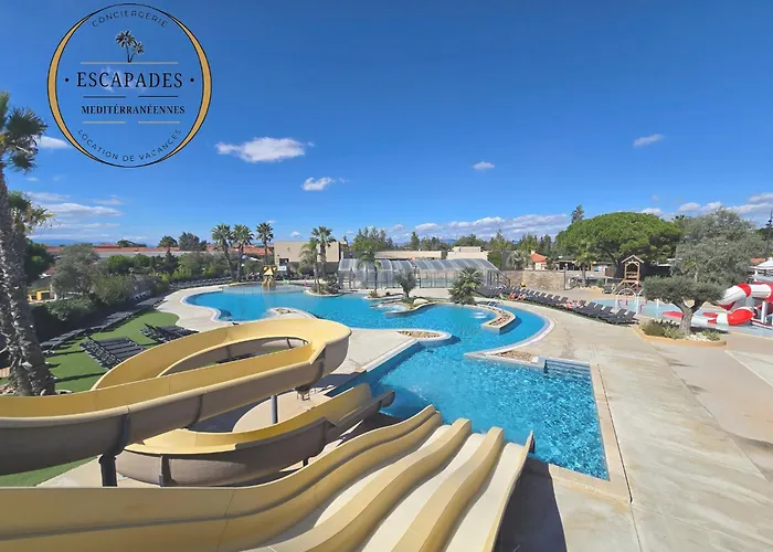 L'azura Mobil 6 Personnes Piscines & 5 Etoiles Les Dunes Campingplatz *